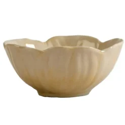 Poppy Bowl 30 cm, Beige