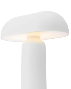 Porta Table Lamp Portable, Bright Red