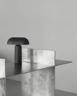 Porta Table Lamp Portable, Bright Red