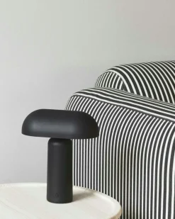 Porta Table Lamp Portable, Bright Red