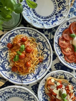 Positano Deep Plate 26 cm, Red