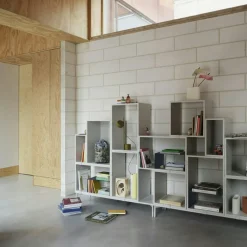 Post Table Lamp, Brown Green