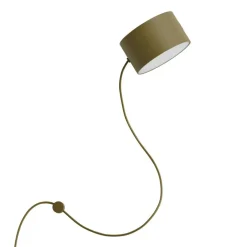 Post Wall Lamp, Brown Green