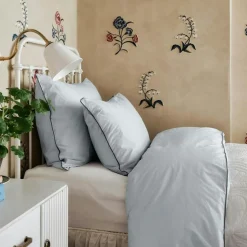 Powder EKO Duvet Cover 150x210 cm, Light Blue/Dark Blue