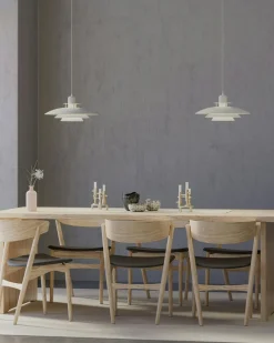 Primus I Pendant 430 mm, Denim / Brass