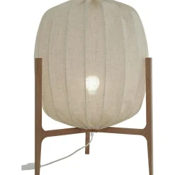 Prisma Floor Lamp, Oak / White