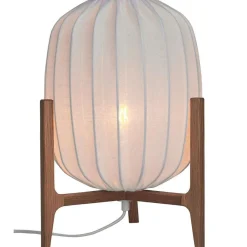 Prisma Table Lamp, Dark Ash / White