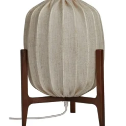 Prisma Table Lamp, Dark Ash / White