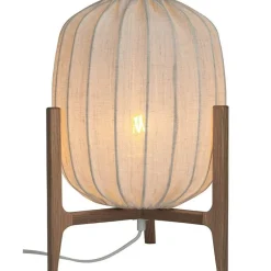 Prisma Table Lamp, Dark Ash / White