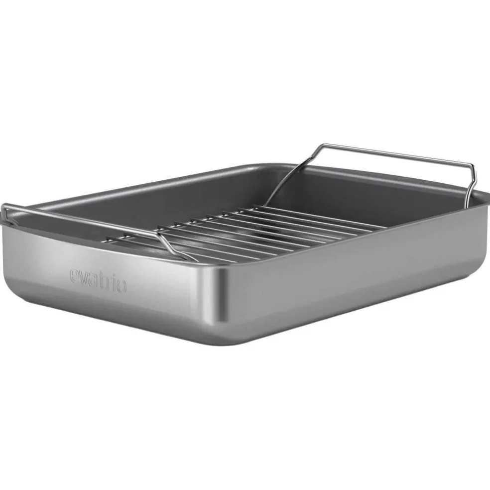 Professional Roasting Pan With Grid, 19x26 cm