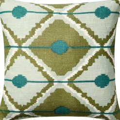 Pune Cushion Cover 50x50 cm, Spicy Yellow / Green