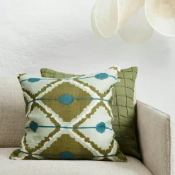 Pune Cushion Cover 50x50 cm, Spicy Yellow / Green