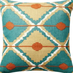 Pune Cushion Cover 50x50 cm, Spicy Yellow / Green
