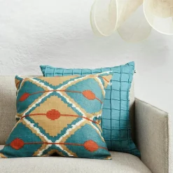 Pune Cushion Cover 50x50 cm, Spicy Yellow / Green