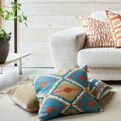 Pune Cushion Cover 50x50 cm, Spicy Yellow / Green