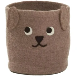 Puppy Basket Brown, Ø20 cm