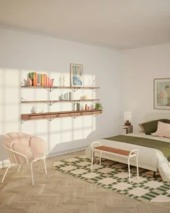 Pythagoras Shelf 80 cm, Oak