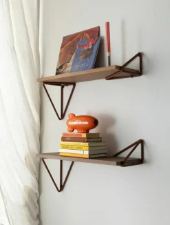Pythagoras Shelf 80 cm, Oak