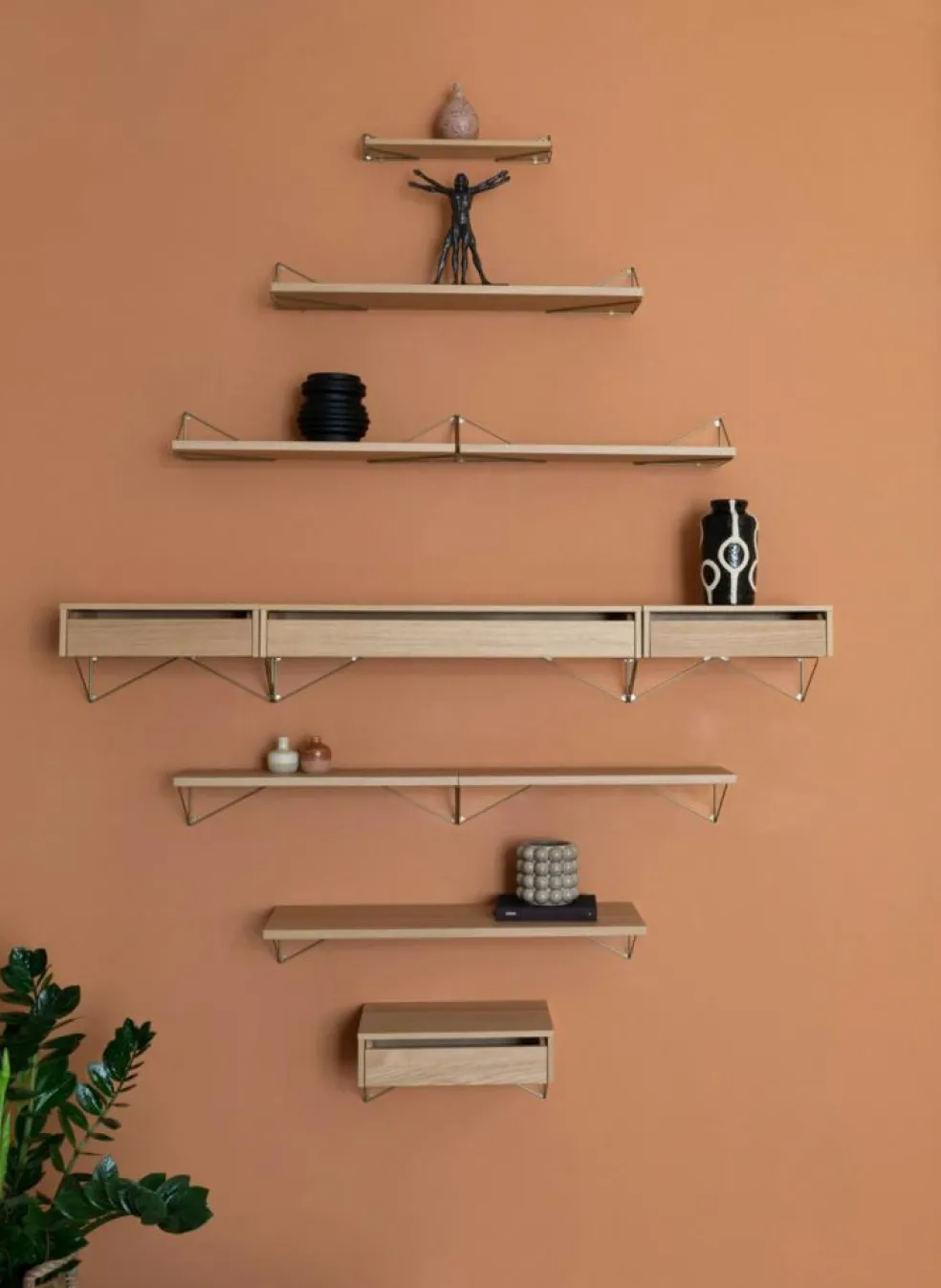 Pythagoras Shelf Large, Black