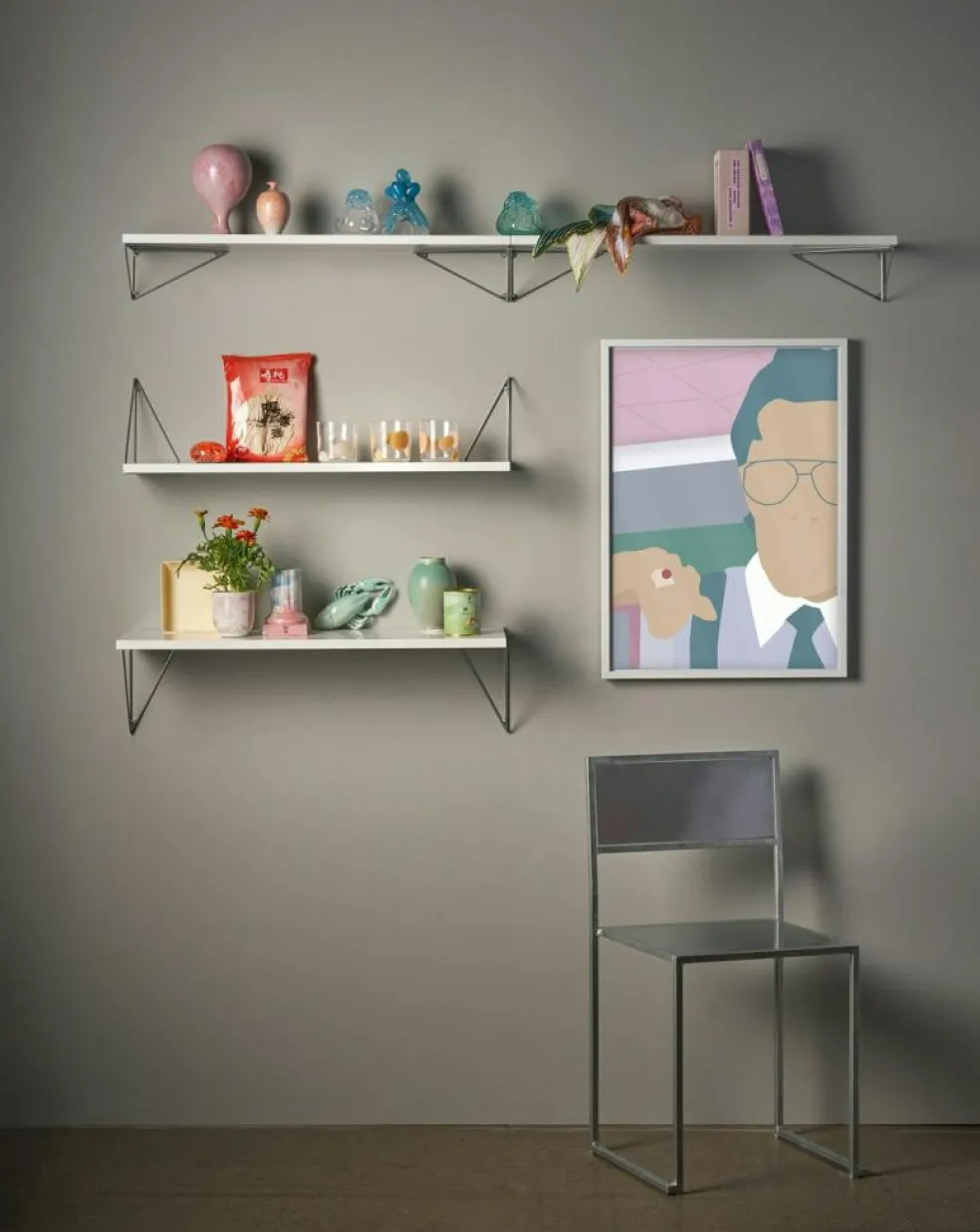 Pythagoras Shelf Large, Black