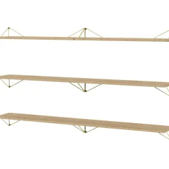 Pythagoras Shelf Set 6 Shelves, Oak / White