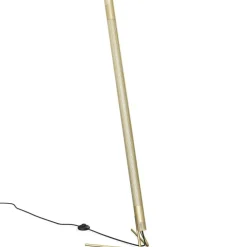 Radent Floor Lamp, Brass