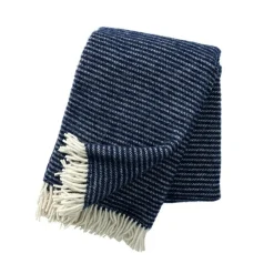 Ralph Wool Plaid 130x200 cm, Navy