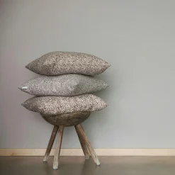 Ramas Cushion Cover 50x50 cm, Beige/White