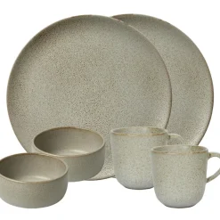 Raw Breakfast Set 6 Pieces, Sandy Beige