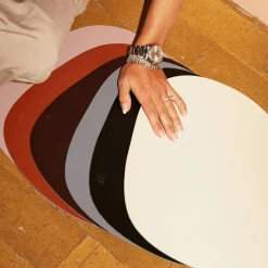 Raw Buffalo Table Mat 33,5x41 cm, Grey