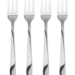 Raw Cake Fork 4 Pcs, Gold