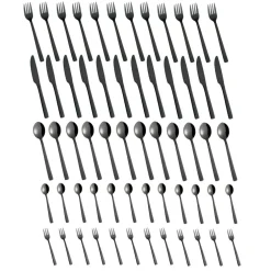 Raw Cutlery Set 60 Pieces, Gold