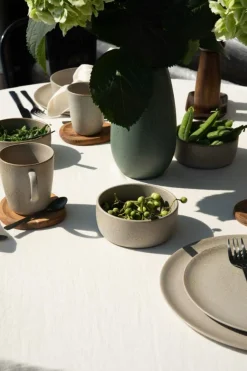 Raw Dinner Plate 28, Sandy Beige