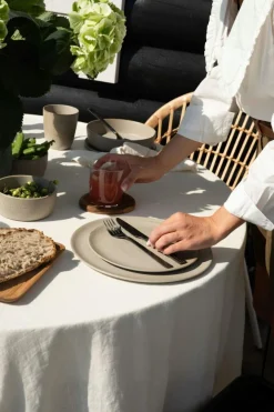 Raw Dinner Plate 28, Sandy Beige