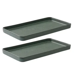 Raw Dishes Titanium Black, 2-pack