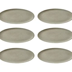 RAW Lunch Plate 23 cm 6-pack, Sandy Beige