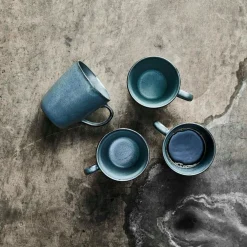 Raw Mugs 35 cl 4-pack, Northern Green