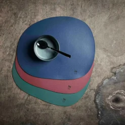 Raw Organic Placemat 33,5x41 cm, Red