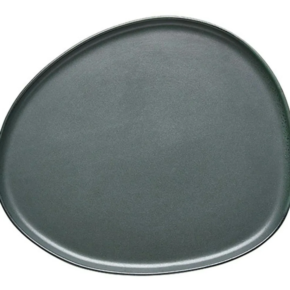 Raw Organic Plate 25x29 cm, Titanium Black
