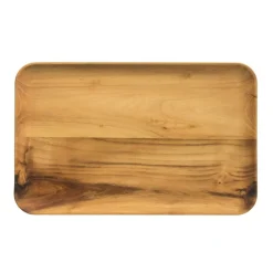 Raw Plate 23,7x14,9 cm, Teak