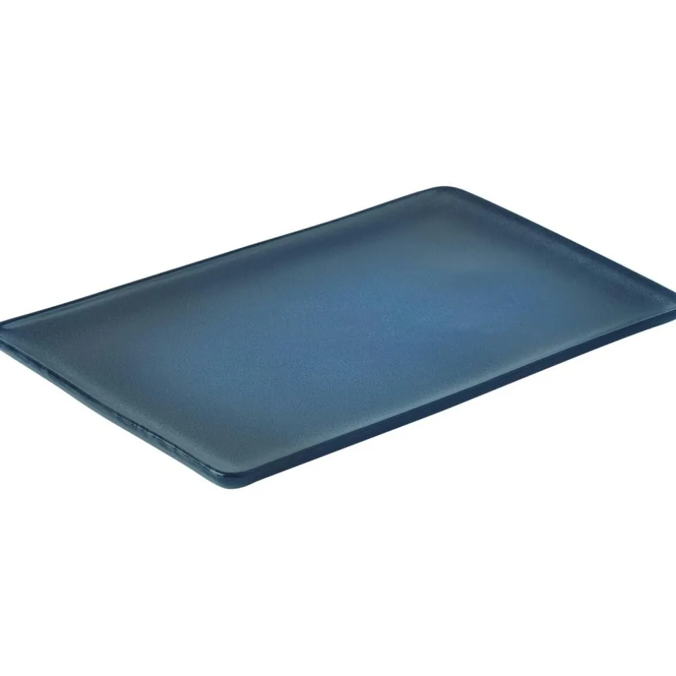 Raw Rectangular Plate 31,5x20 cm, Northern Green