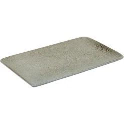Raw Rectangular Plate 23.5x15, Sandy Beige
