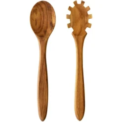 Raw Salad Servers, Teak