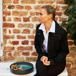 Raw Serving Bowl 30 cm, Northern Green