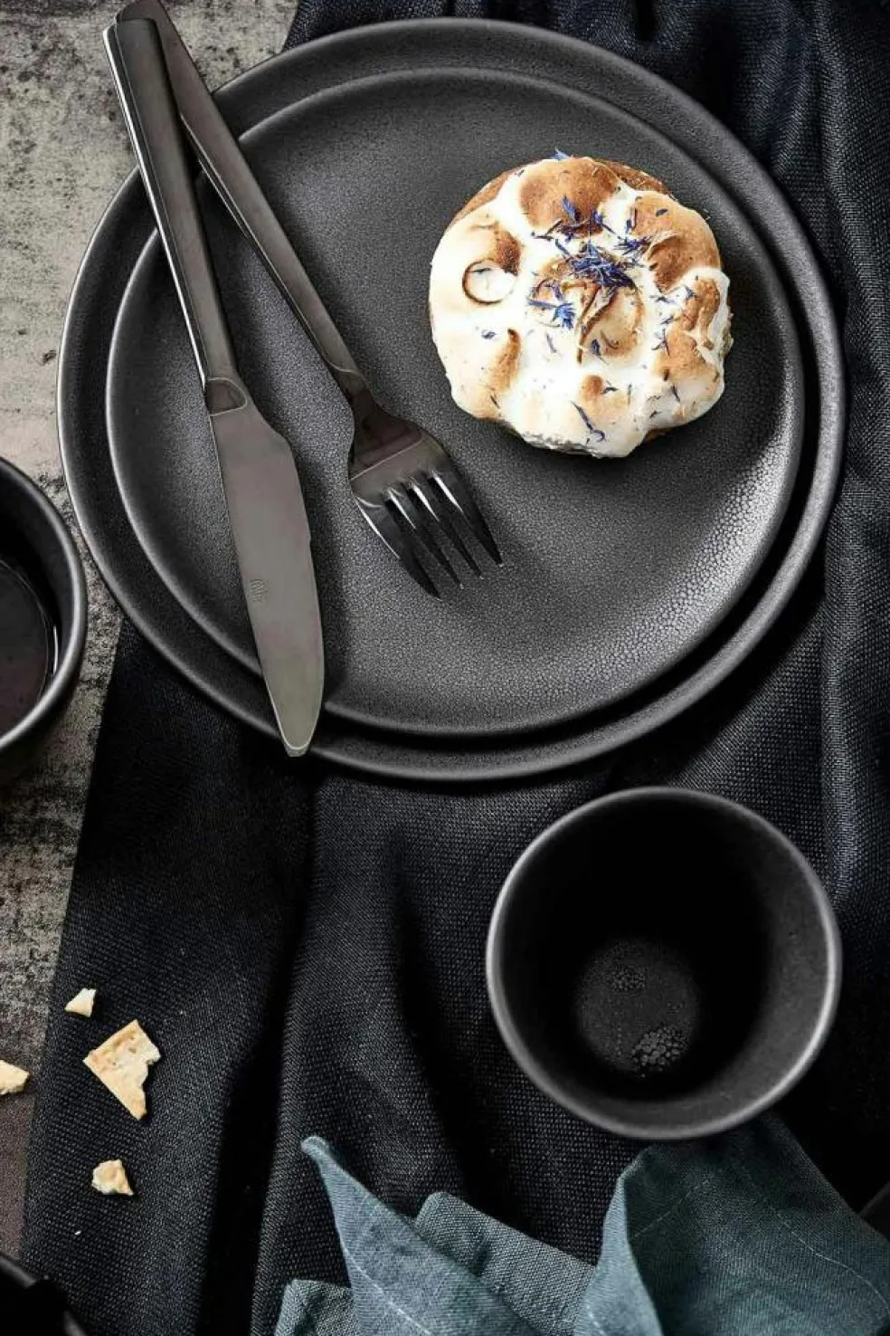 Raw Side Plate 20 cm, Midnight Blue