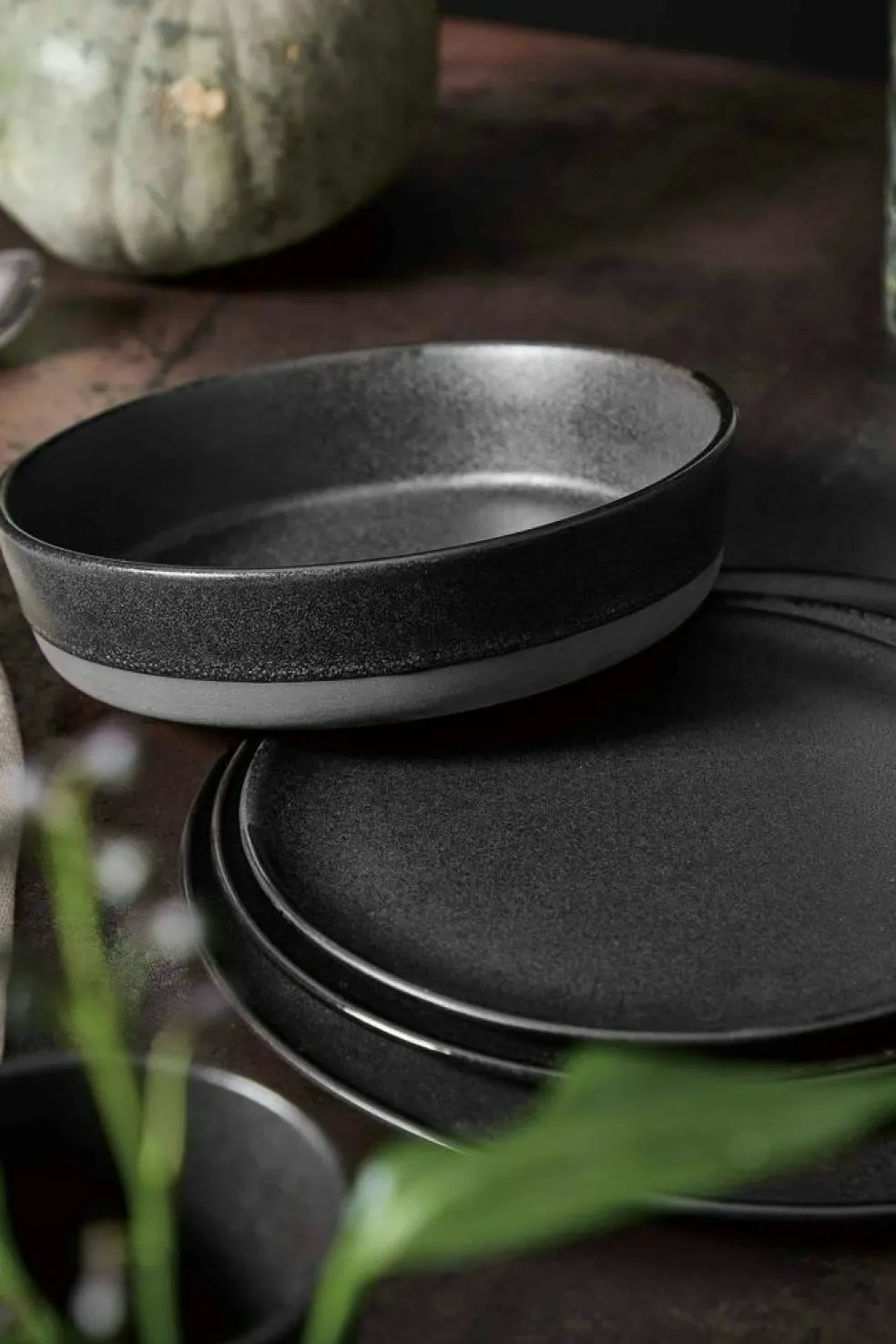 Raw Side Plate 20 cm, Midnight Blue