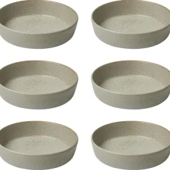 RAW Soup Plate 19,4 cm 6-pack, Sandy Beige