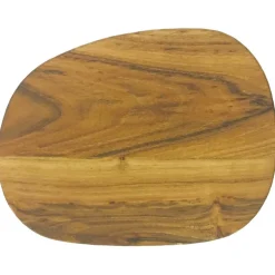 Raw Teak Butter Plate 2-pack, 19x14 cm