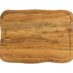 Raw Teak Cutting Board, 33x45 cm