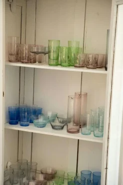 RAW Unique Swirl Glass Low 30 cl, Pink